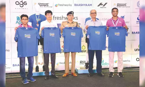 Chennai Marathon official T-shirt unveiled