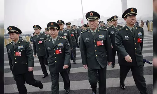 China sacks 9 top PLA generals from Parl