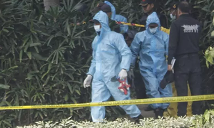 Blast near Israel embassy: Delhi Police lodges FIR against unknown persons Blast near Israel embassy: Delhi Police lodges FIR against unknown persons