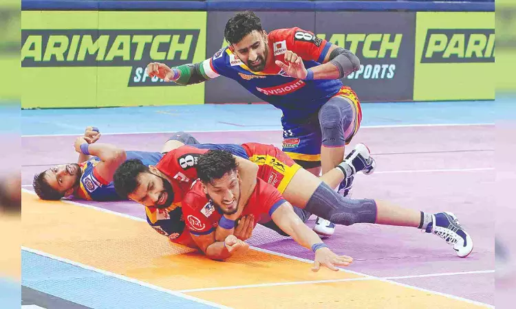 Dabang Delhi beats UP Yoddhas to climb into top six