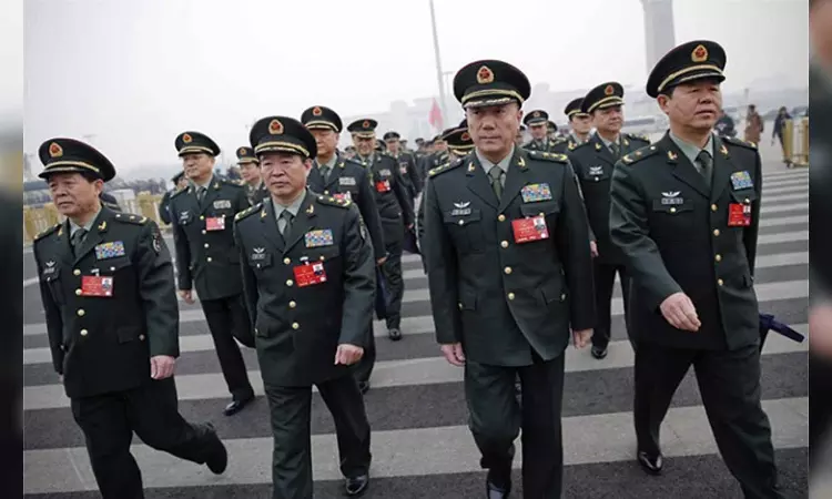 China sacks 9 top PLA generals from Parl