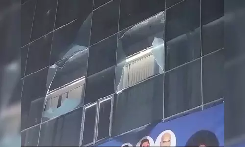 Andhra Pradesh health ministers office vandalised by unknown persons