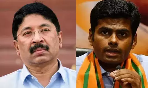 Remarks on barber community: Annamalai flays Dayanidhi Maran