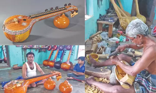 ‘Govt support needed for exports as demand for Thanjavur Veena is on the rise worldwide’