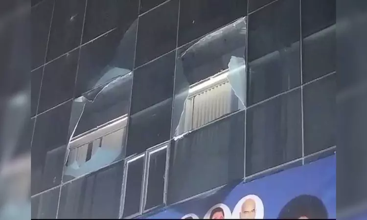 Andhra Pradesh health ministers office vandalised by unknown persons