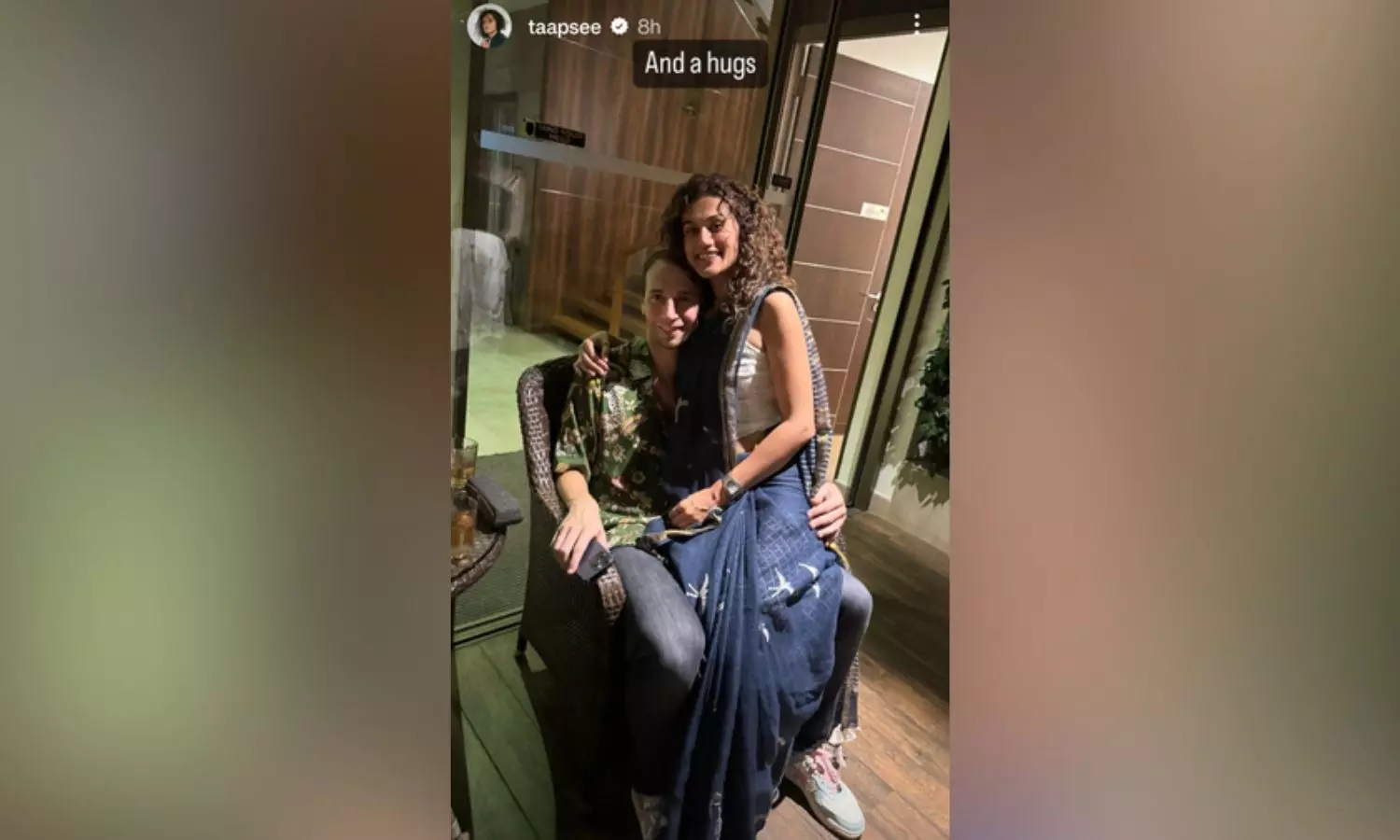 Taapsee Pannu shares pictures from her vacay, hugs her boyfriend Mathias Boe