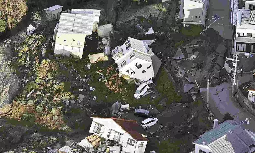 Powerful earthquakes leave at least 30 dead