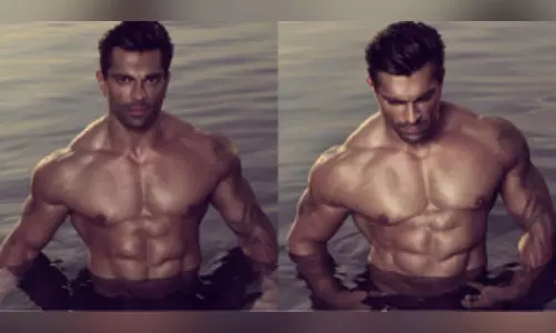 Karan Singh Grover flaunts his washboard abs; fans say Hrithik ko competition milega