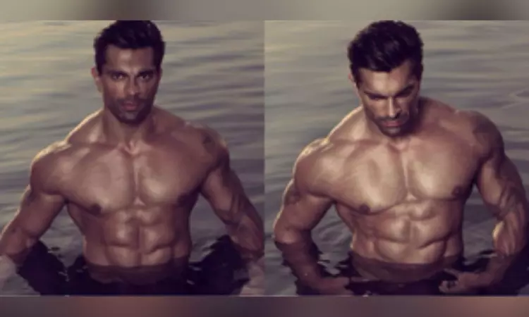 Karan Singh Grover flaunts his washboard abs; fans say Hrithik ko competition milega