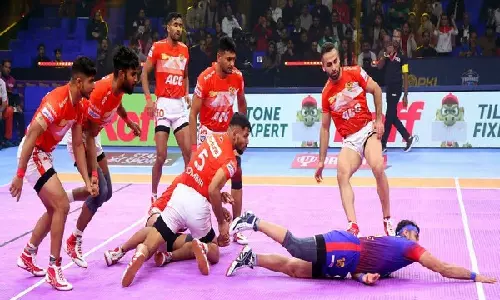 PKL: Captain Anshu stars in Dabang Delhis 35-28 win over Gujarat Giants