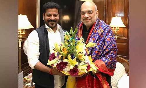 Telangana CM Revanth Reddy meets Union Home Minister Amit Shah in Delhi