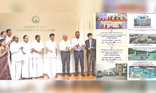 CM Stalin opens completed projects of GCC, Metro Water