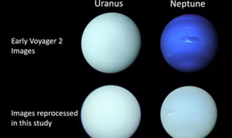 Neptune & Uranus are of similar shade of greenish blue, study confirms Neptune & Uranus are of similar shade of greenish blue, study confirms
