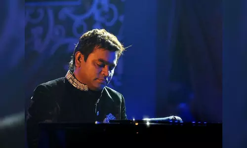 A R Rahman wins trophy for The Goat Life at Hollywood Music in Media Awards