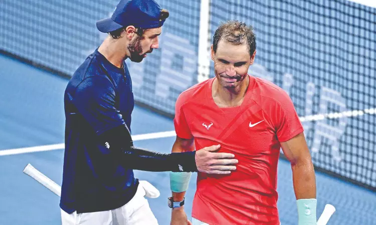 Nadal stunned by Thompson in Brisbane