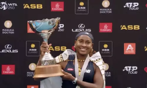 Tennis: Gauff beats Svitolina to defend Auckland title