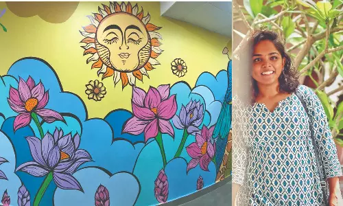 Kowshigha aims to beautify Chennai, one mural at a time Kowshigha aims to beautify Chennai, one mural at a time