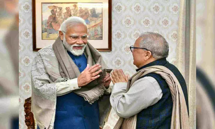 Rajasthan Governor calls on PM Modi in Jaipur