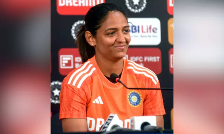Score wasnt enough on the board but our bowlers did really well: Harmanpreet Kaur