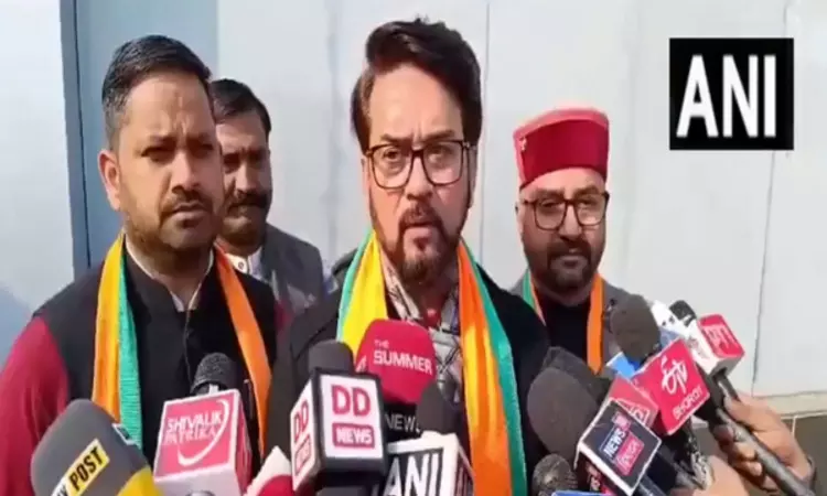 Union Minister Anurag Thakur contrasts 70-year Congress rule with BJPs governance Union Minister Anurag Thakur contrasts 70-year Congress rule with BJPs governance