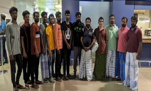 13 Indian fishermen repatriated from Sri Lanka to Chennai