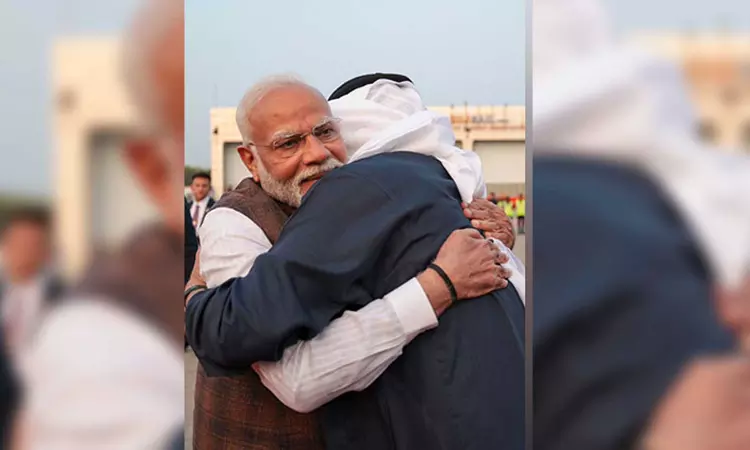 My brother...its an honour to have you visit us: Modi extends warm welcome to UAE President Al Nahyan