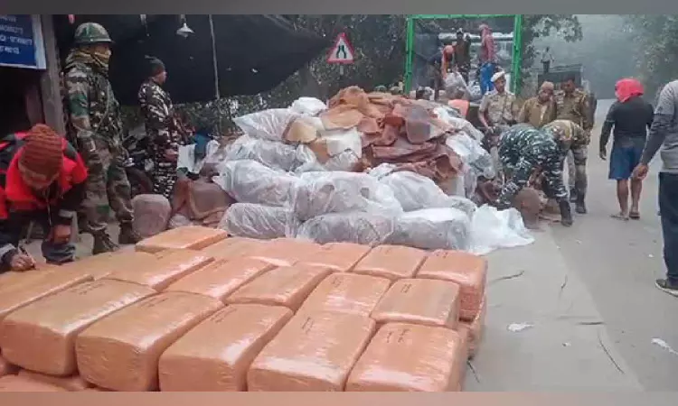 Tripura Police seize 1630 kg of cannabis, one arrested
