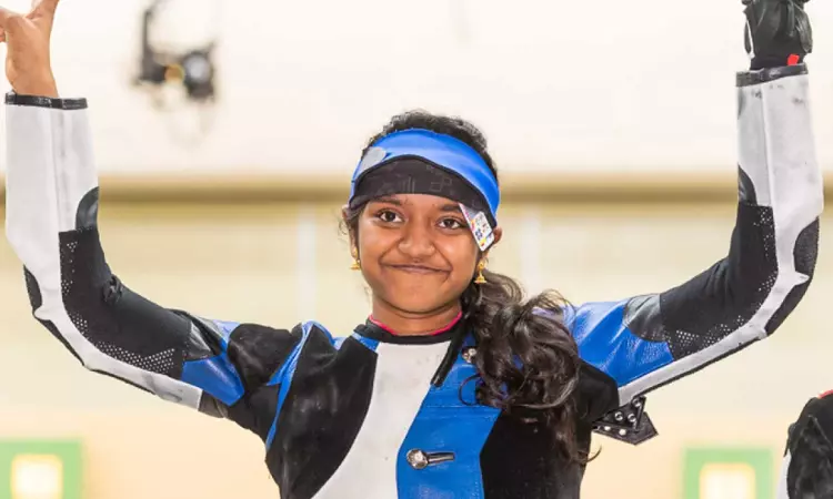 Shooting Championship: TN girl Elavenil sets new Asian Record Shooting Championship: TN girl Elavenil sets new Asian Record