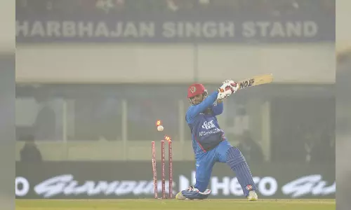 Nabi, Omarzai partnership guides Afghanistan to 158/5 against India