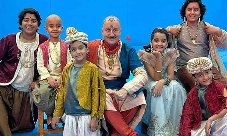 Anupam Kher wraps up shooting for live-action film Chhota Bheem Anupam Kher wraps up shooting for live-action film Chhota Bheem