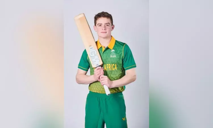 David Teeger relieved of South Africa U19 captaincy