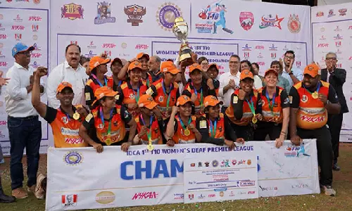 Hyderabad Eagles crowned champions of IDCAs 1st T10 Womens Deaf Premier League