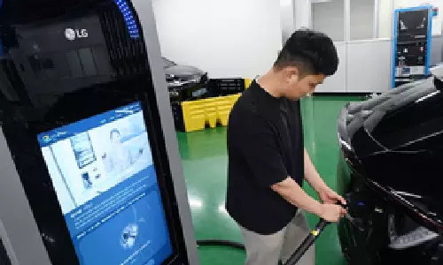 LG opens 1st overseas EV charger plant in US