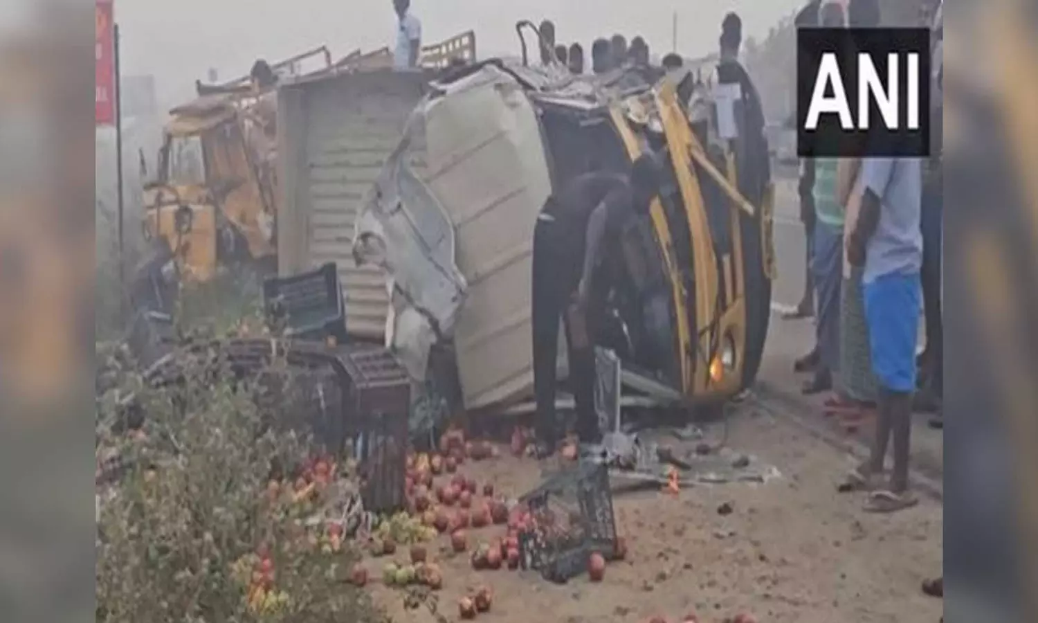 Tamil Nadu: 5 people injured after two cargo vehicles collide in Tiruvallur