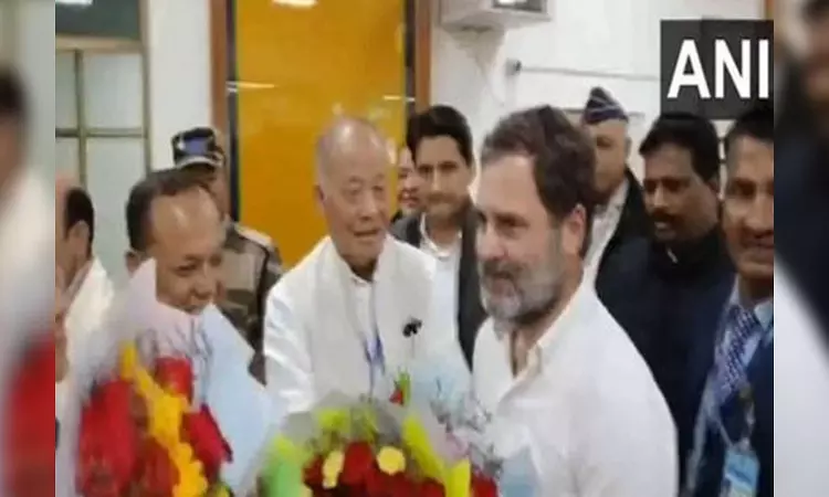Bharat Jodo Nyay Yatra: Rahul receives warm welcome from party leaders