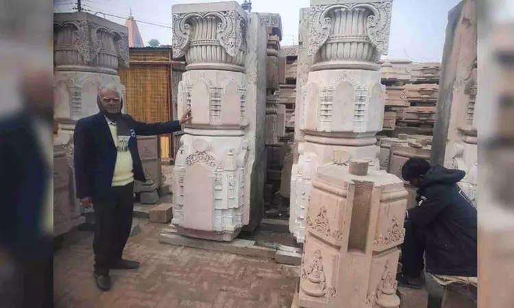 Know the story of carving and installation of stone in Ayodhyas Ram Temple