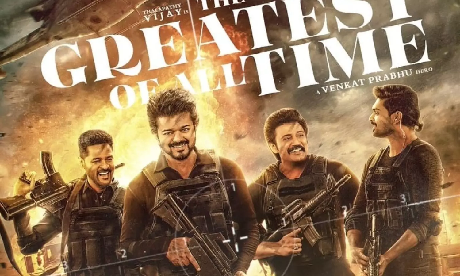 Actor Vijay smiles with his squad in new poster of ‘The Greatest Of All Time’