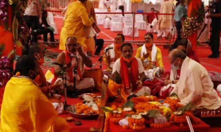 Rituals that began before ‘bhoomi pujan’ in Ayodhya, end today