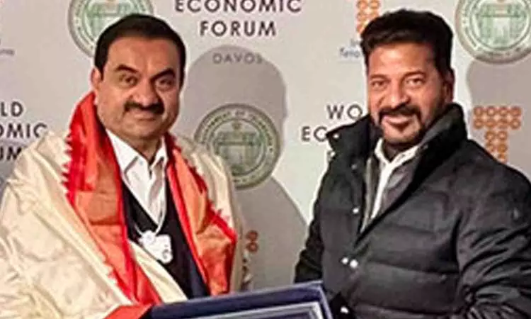 Telangana govt, Adani Portfolio ink MoUs worth over Rs 12,400 cr