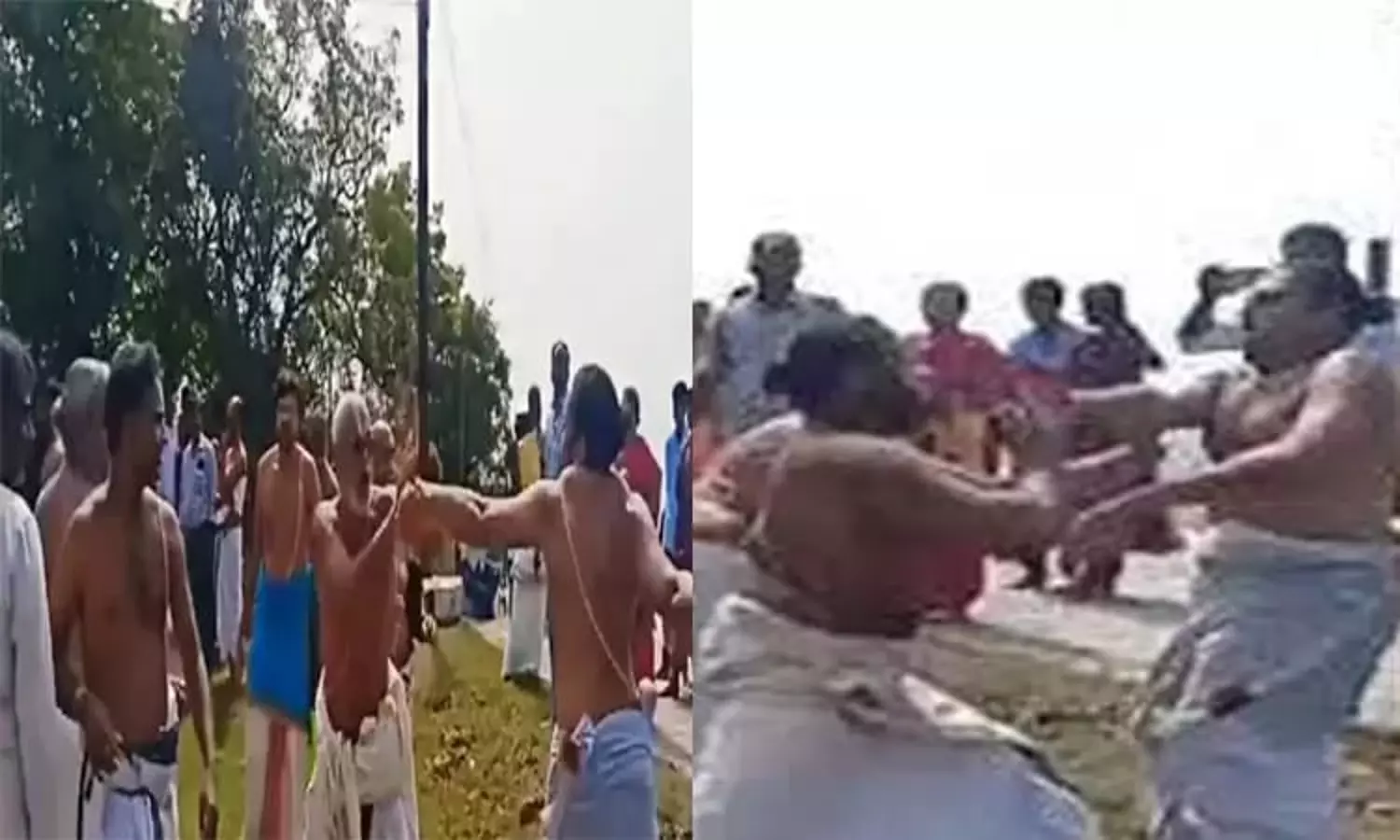 Two sects of Vaishnavites exchange blows over long standing dispute