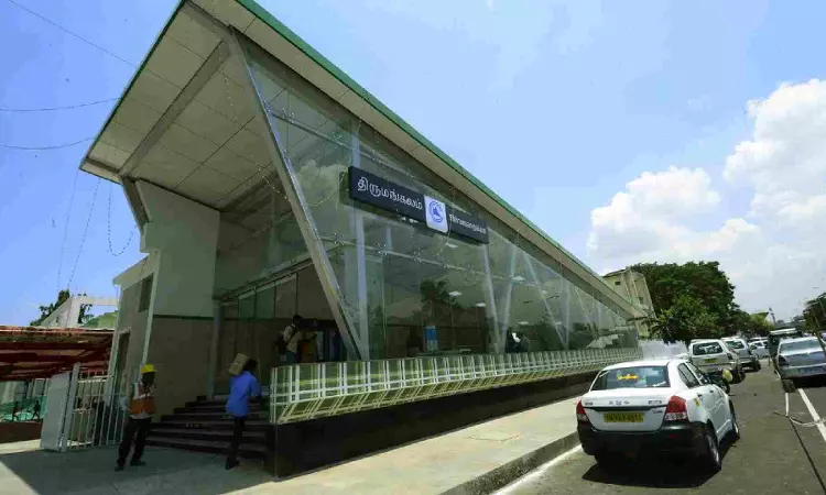 Portion of Thirumangalam Metro station parking closed for upgrading