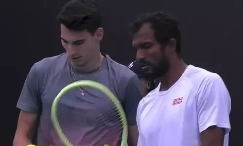 Balaji-Cornea duo loses in mens doubles second round