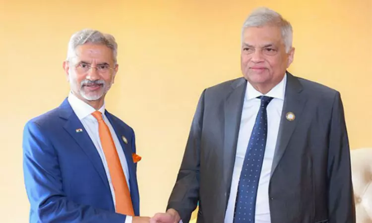 Jaishankar calls on Lankan President Wickremesinghe in Kampala, appreciates bilateral initiatives Jaishankar calls on Lankan President Wickremesinghe in Kampala, appreciates bilateral initiatives