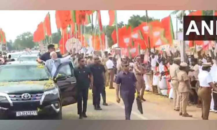 Farmers held for blocking road ahead of PM’s visit Farmers held for blocking road ahead of PM’s visit