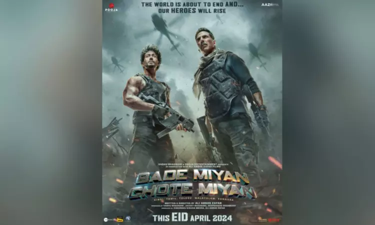 Akshay, Tiger rise in power-packed new poster of Bade Miyan Chote Miyan Akshay, Tiger rise in power-packed new poster of Bade Miyan Chote Miyan