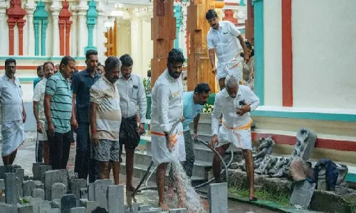 Annamalai leads temple cleaning drive in Tamil Nadu upholding PM Modis clarion call