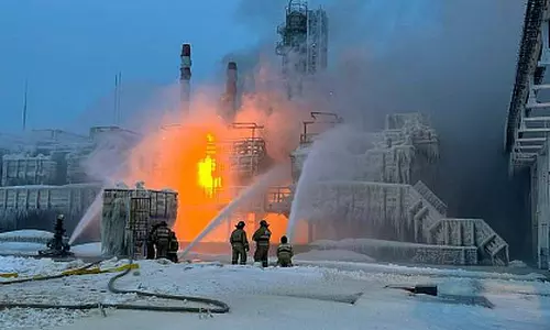 Explosion at gas export terminal in Russias St Petersburg