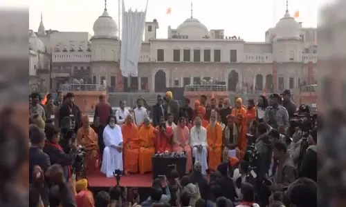 Ram Mandir Hi Ram Rajya Ka Shankhnaad Hai...: Yoga guru Ramdev in Ayodhya