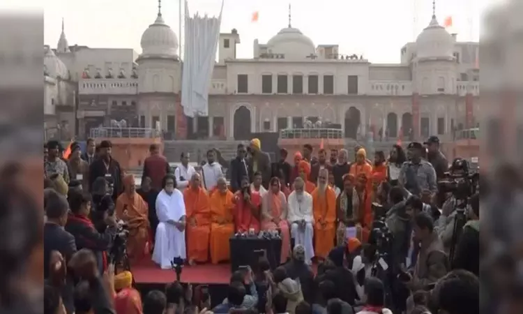 Ram Mandir Hi Ram Rajya Ka Shankhnaad Hai...: Yoga guru Ramdev in Ayodhya