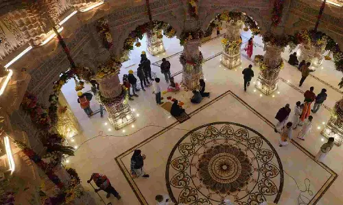 Mangal Dhwani from 50 instruments resonates in Ram temple during consecration event